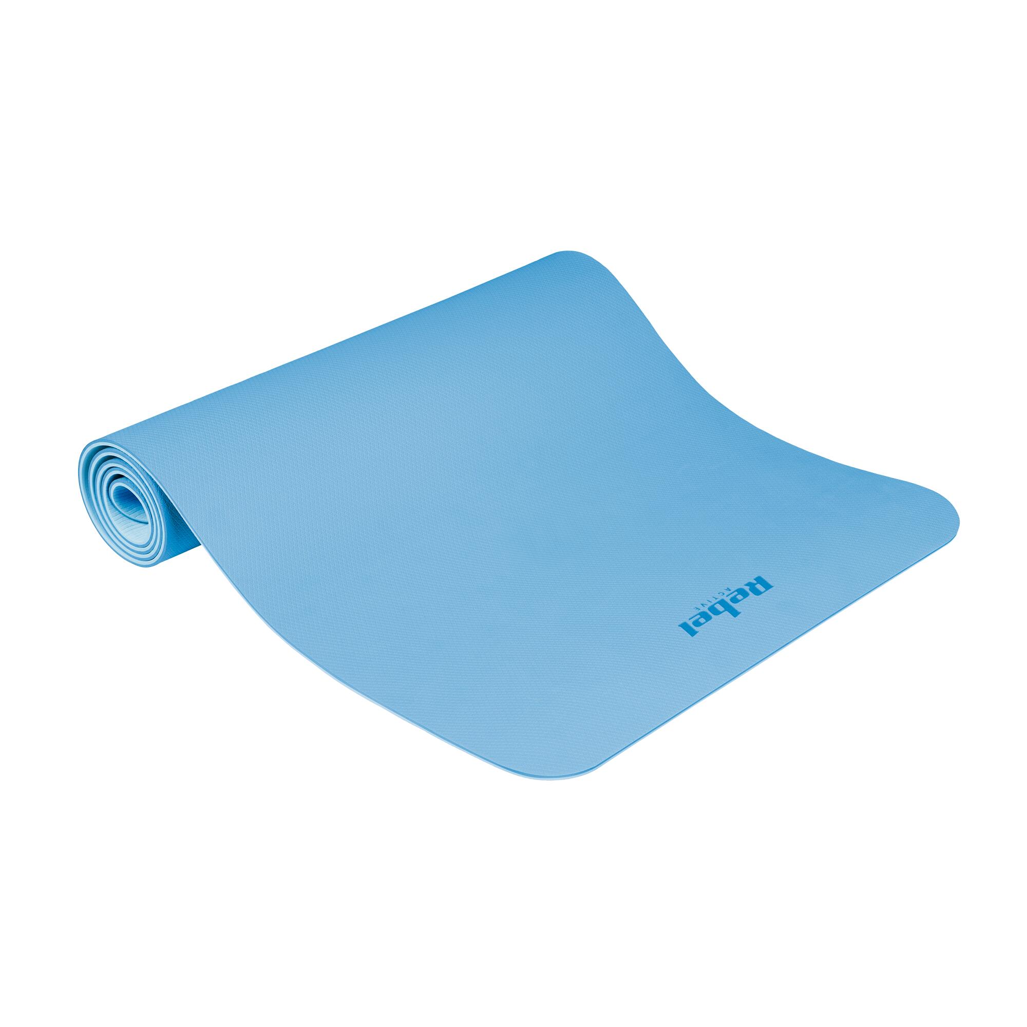 Mata gimnastyczna do ćwiczeń joga pilates fitness 183x61cm gruba 1cm TPE 2/7