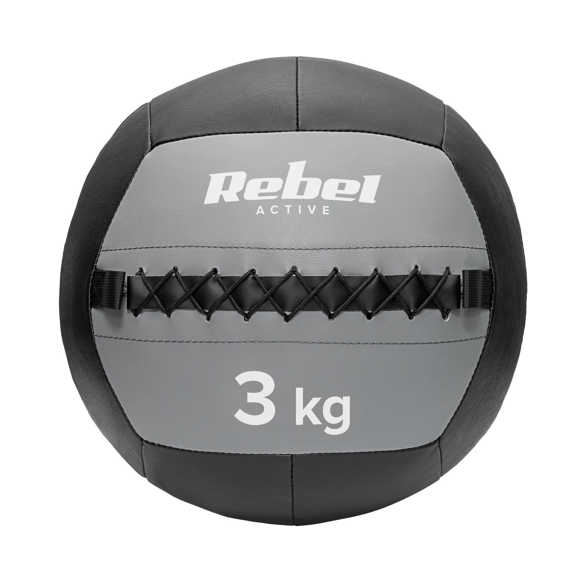 Piłka lekarska rehabilitacyjna do ćwiczeń 3 kg 2/7