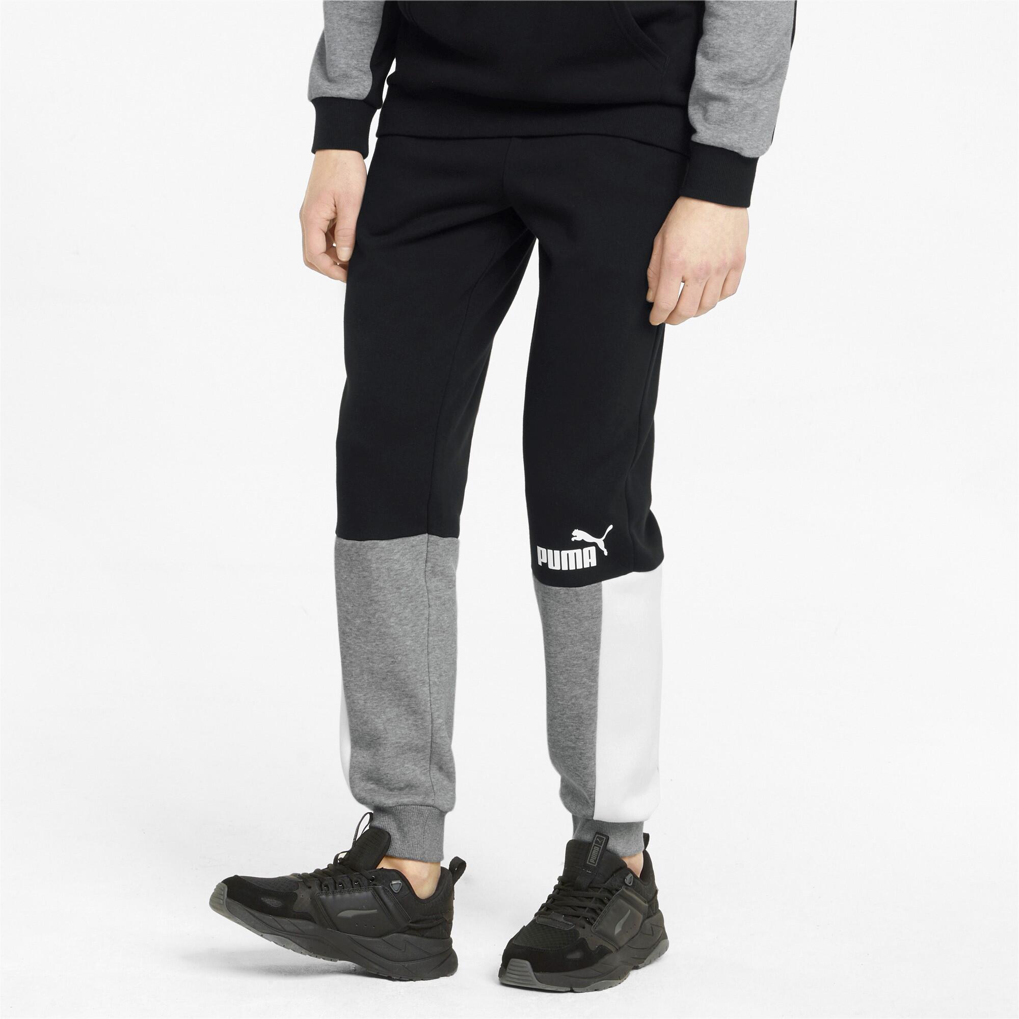 Essentials+ Block Jogginghose Herren PUMA Black 7/7
