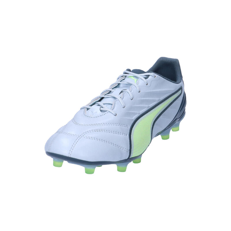 Ghete de fotbal bărbați PUMA King Pro FG/AG ed dew/fizzy apple