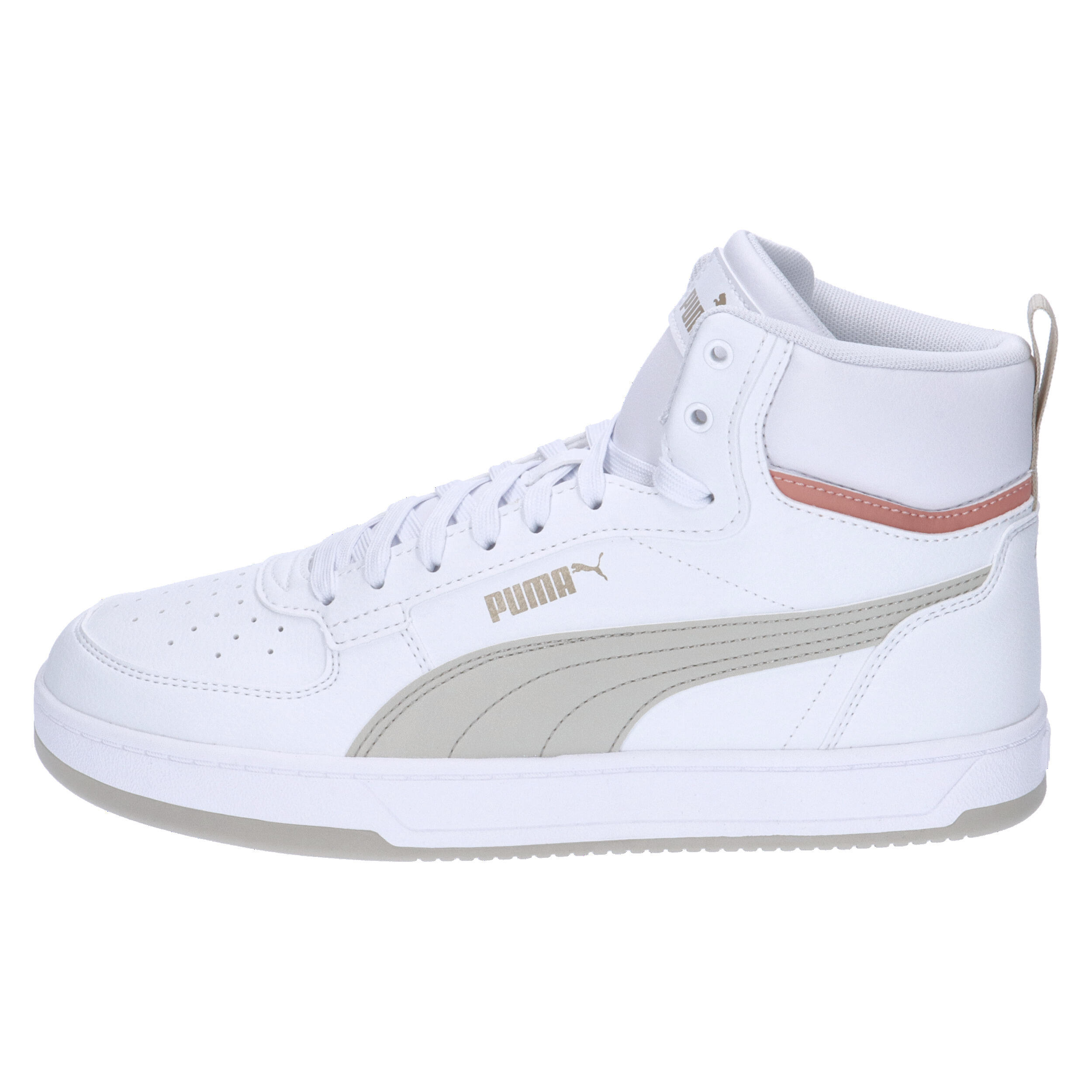 Caven 2.0 Mid Sneakers Erwachsene PUMA White Desert Dust Deeva Peach Beige Pink 10/15