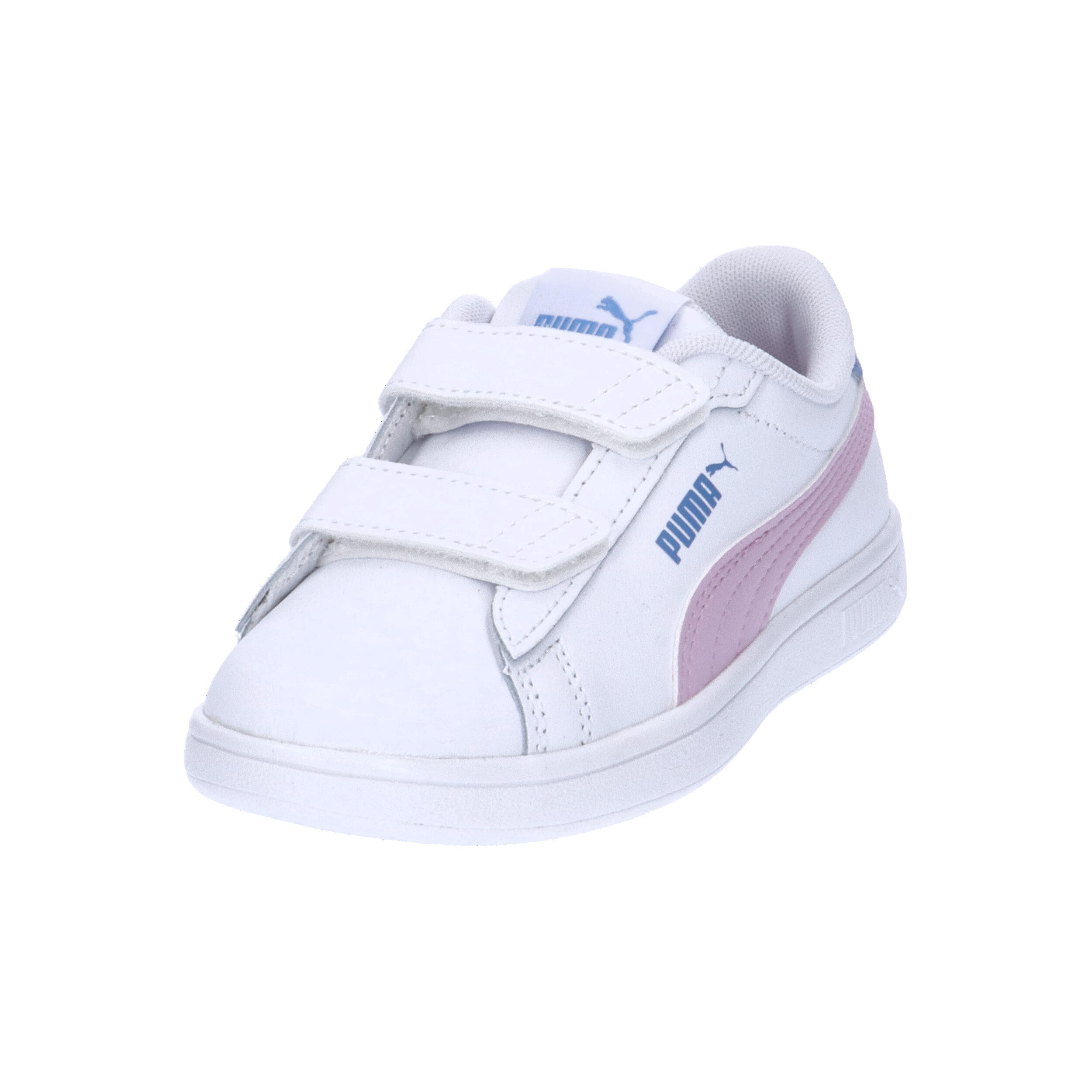 Smash 3.0 Leather Sneakers Jugendliche PUMA White Grape Mist Blue Skies Purple 9/15