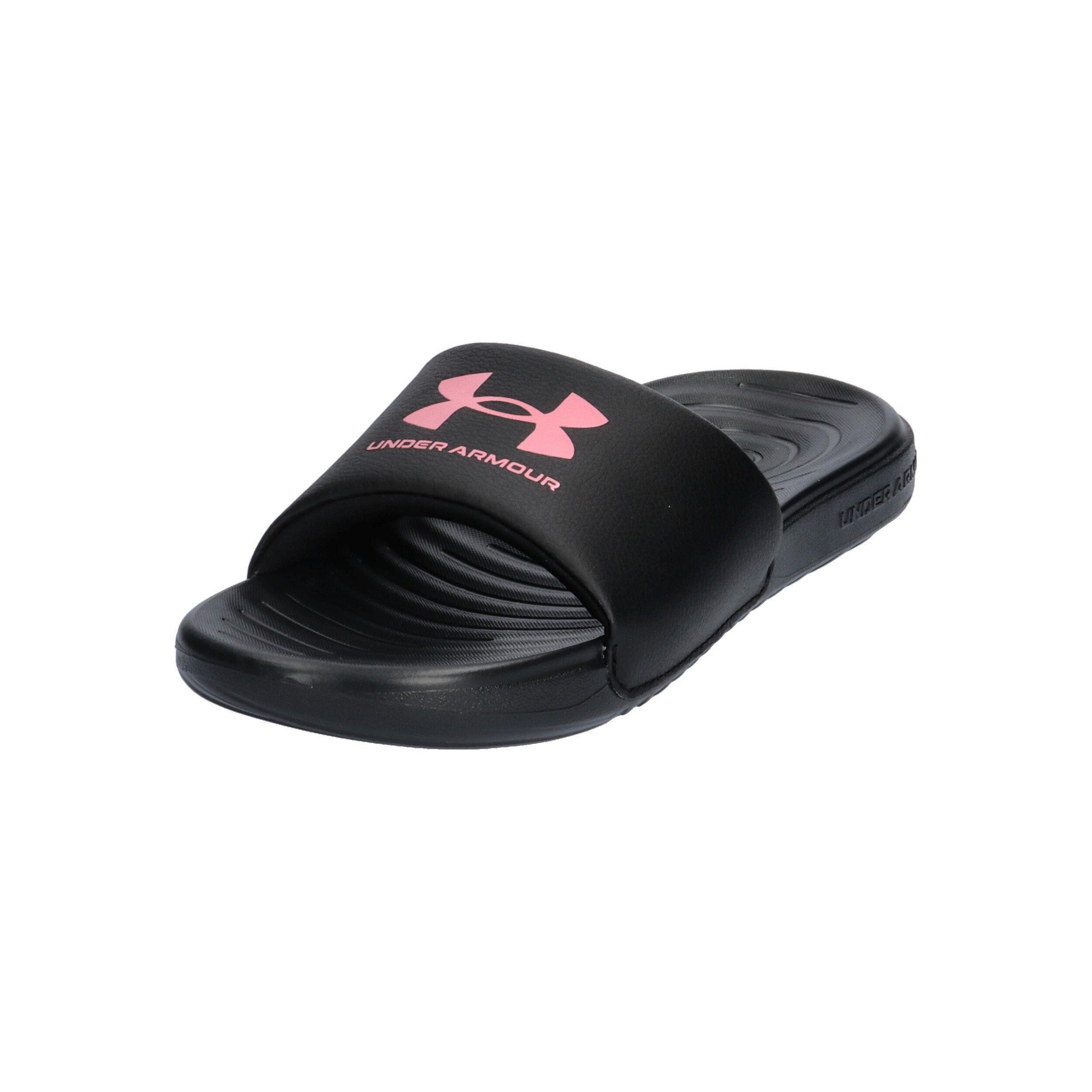 Chanclas Under Armour Ansa Fix Negras/Rosas para Mujer 4/15
