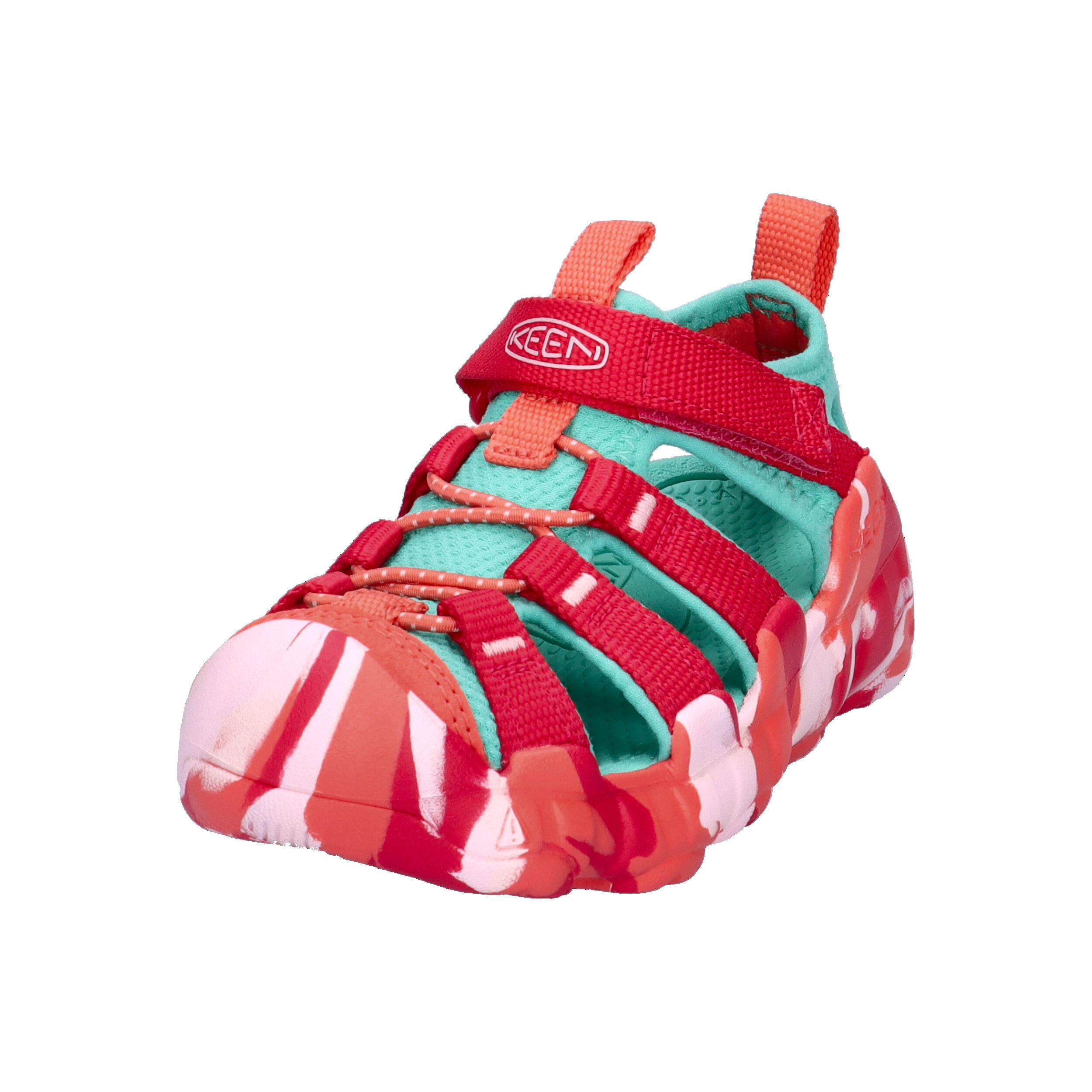 Keen Jr Hyperport H2 Raspberry/pool Blue Kids' Shoes 9/10