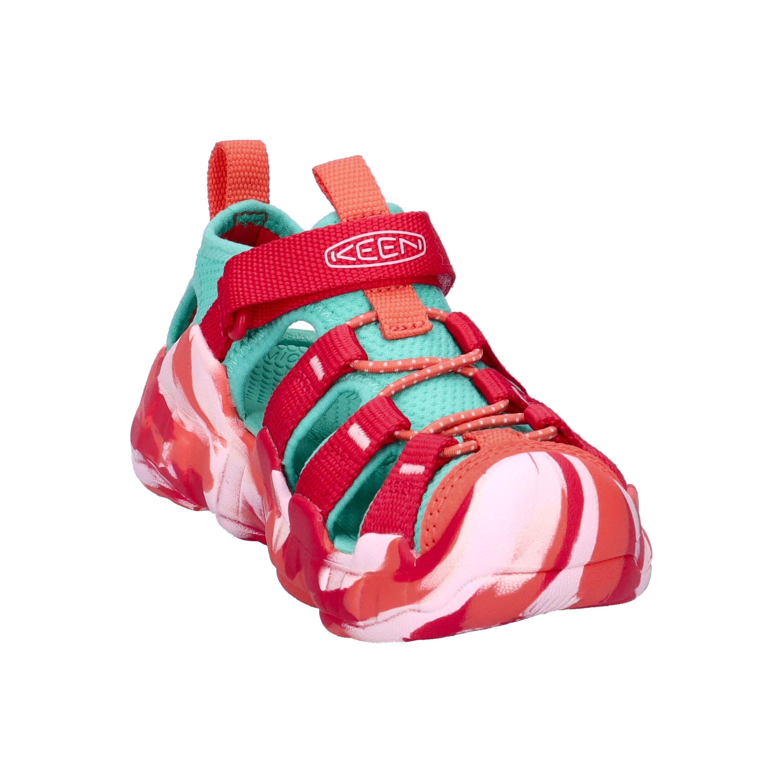 Keen Jr Hyperport H2 Raspberry/pool Blue Kids' Shoes 7/10