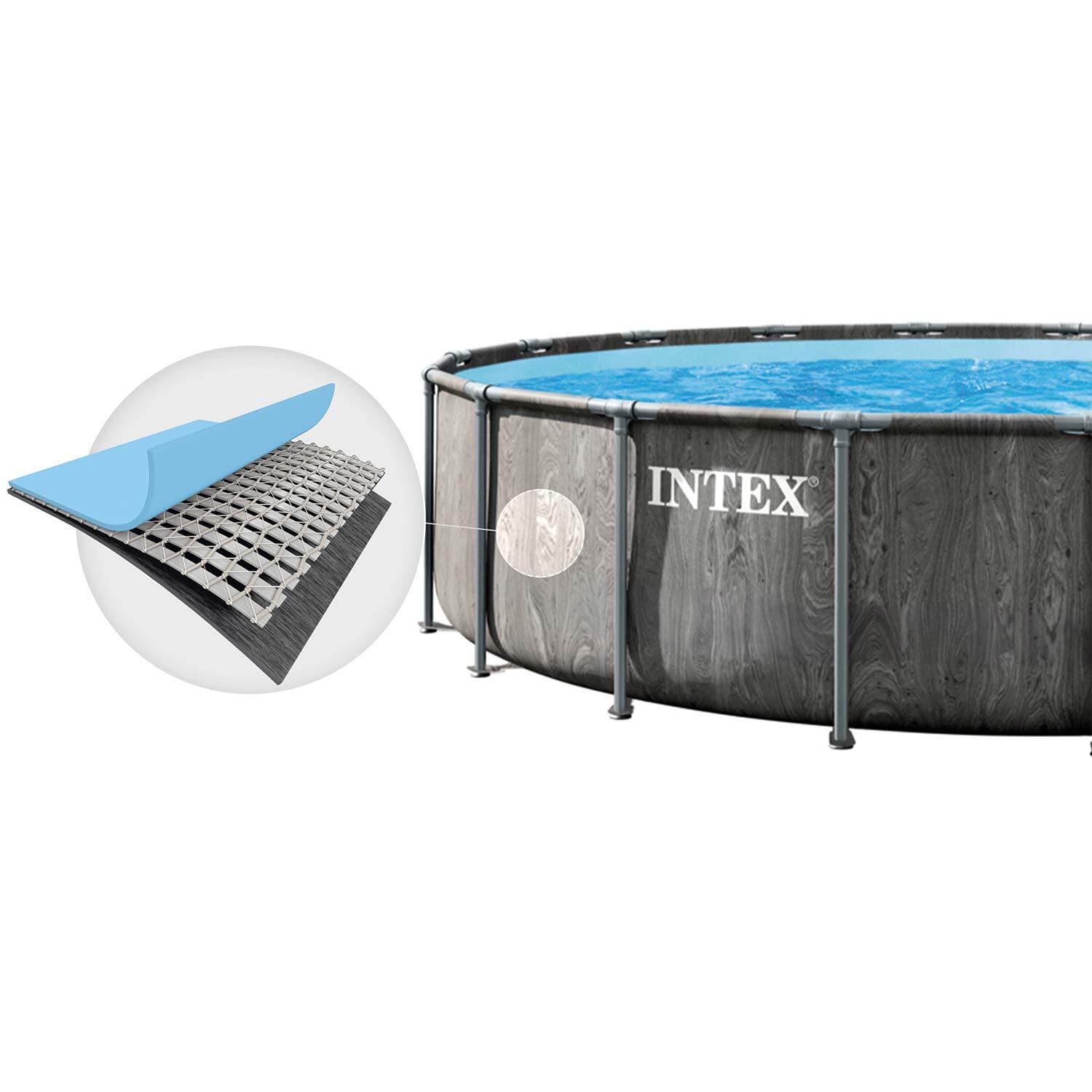 Piscina redonda amovível D549x122 cm cor cinzento escuro, capacidade 24,311 l 6/7