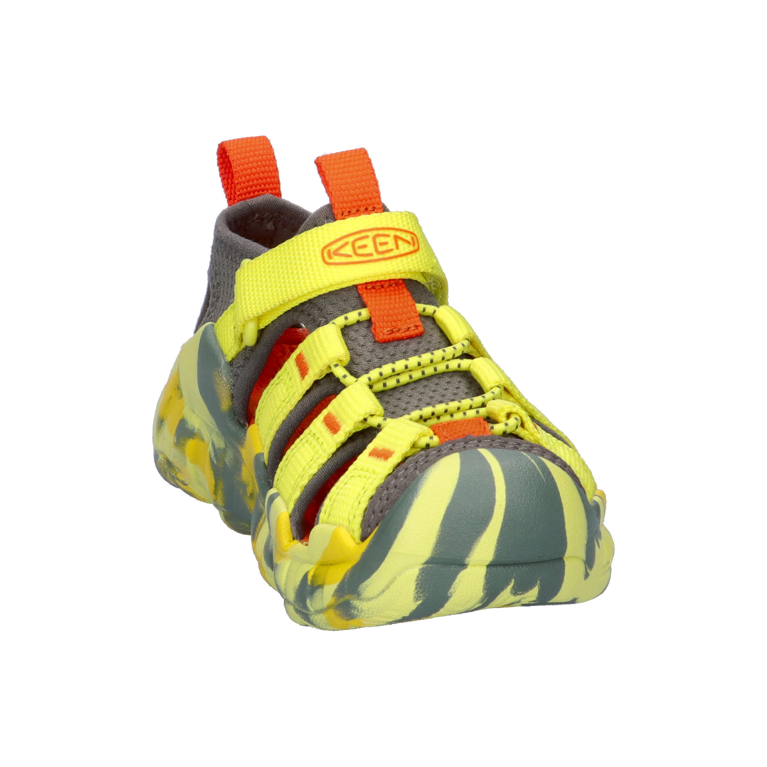 Zapatillas Keen Jr Hyperport H2 Niño Onagra/Acero Gris Amarillo 2/15