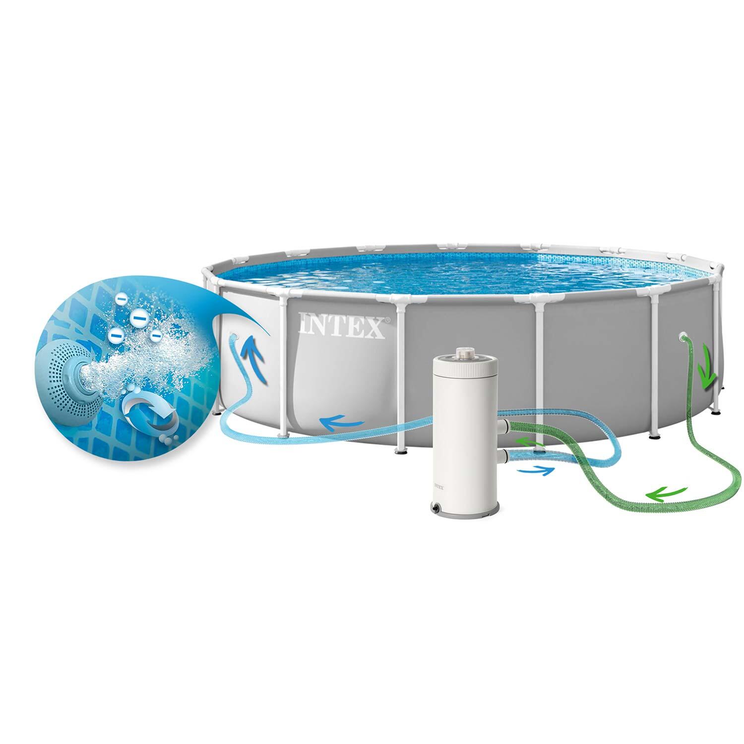 Intex 26724ND - Piscina Prisma Frame, Kit completo, 457x107 cm 4/7
