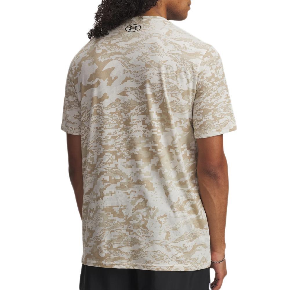 Camiseta de Hombre Under Armour Camuflaje Marrón/Beige 3/3