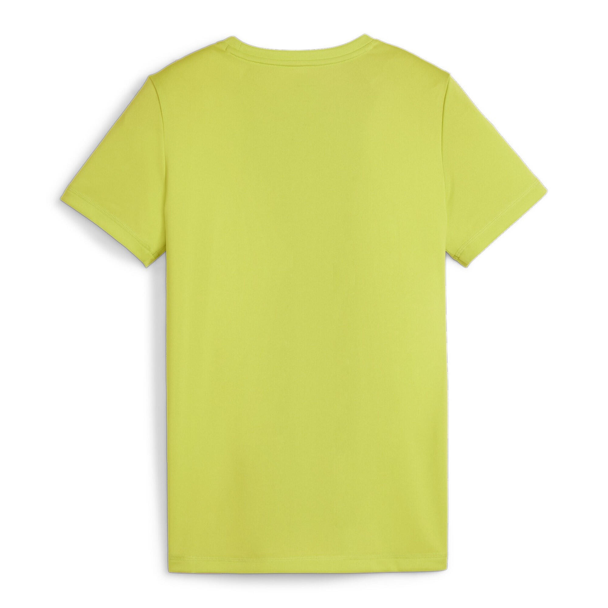 Active Small Logo T-Shirt Jungen PUMA Lime Pow Green 6/6