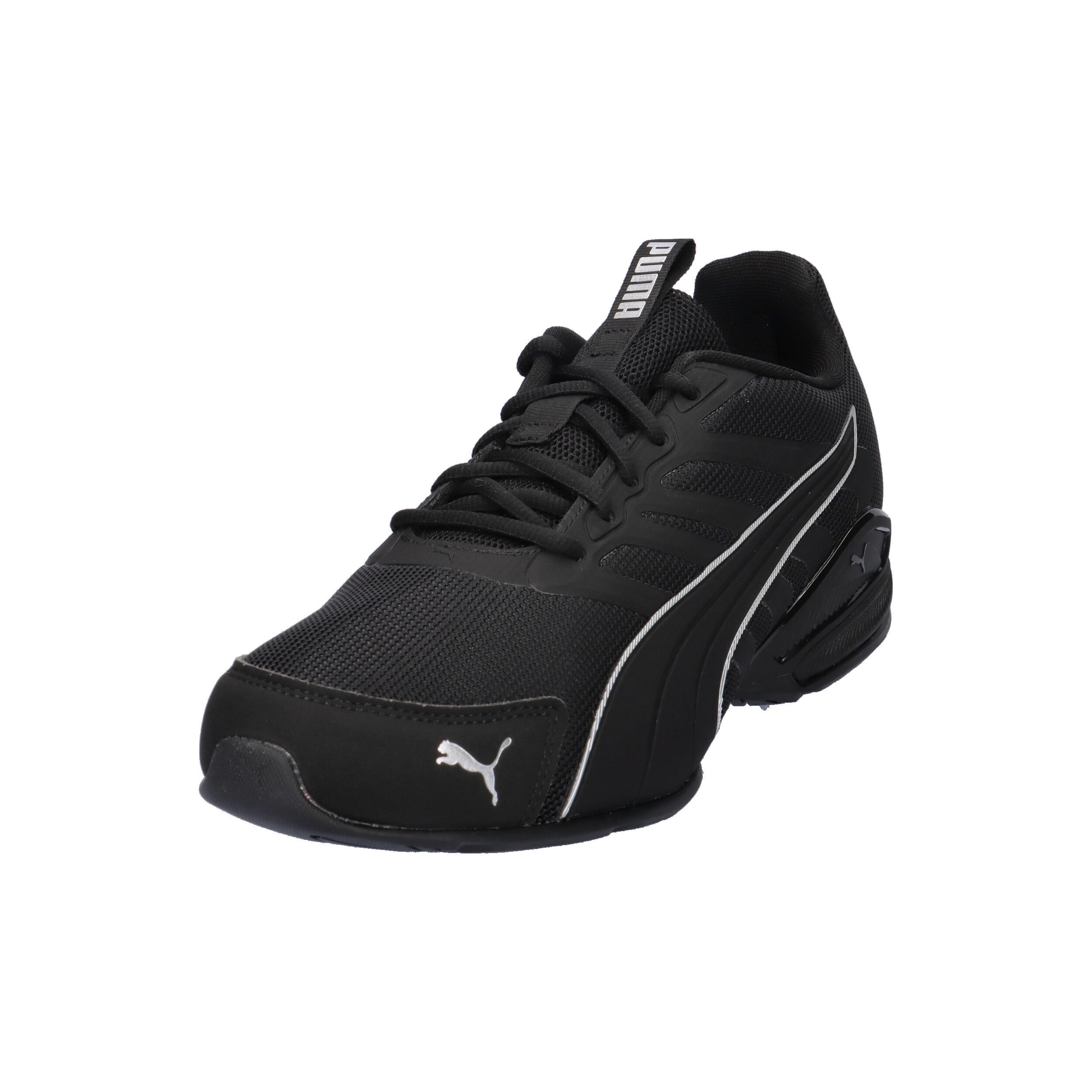 PUMA Unisex Electro Sneaker  Sneaker 312964 01 Black Silver 9/15