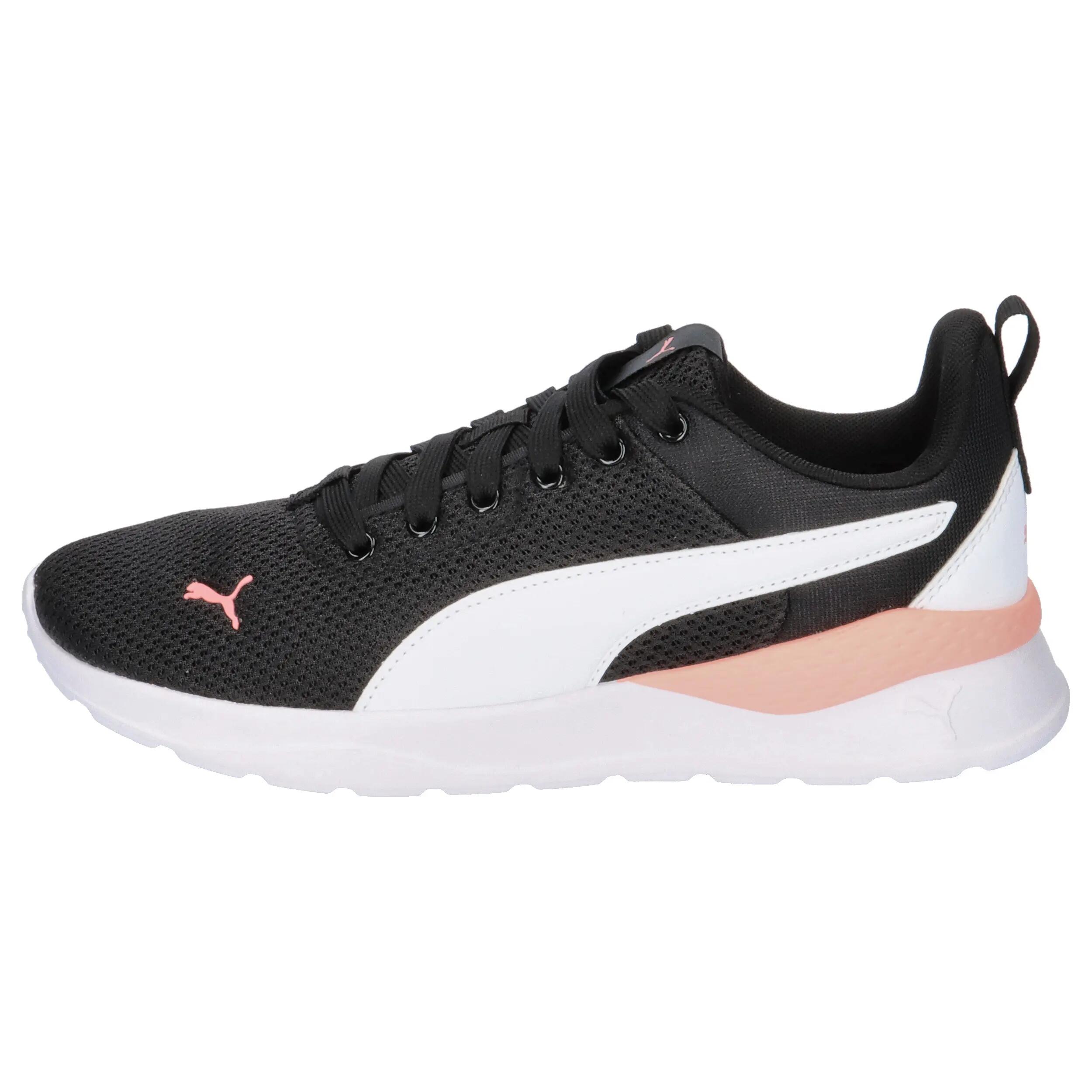 Anzarun Lite Sneakers Erwachsene PUMA Black White Peach Smoothie Pink 10/15