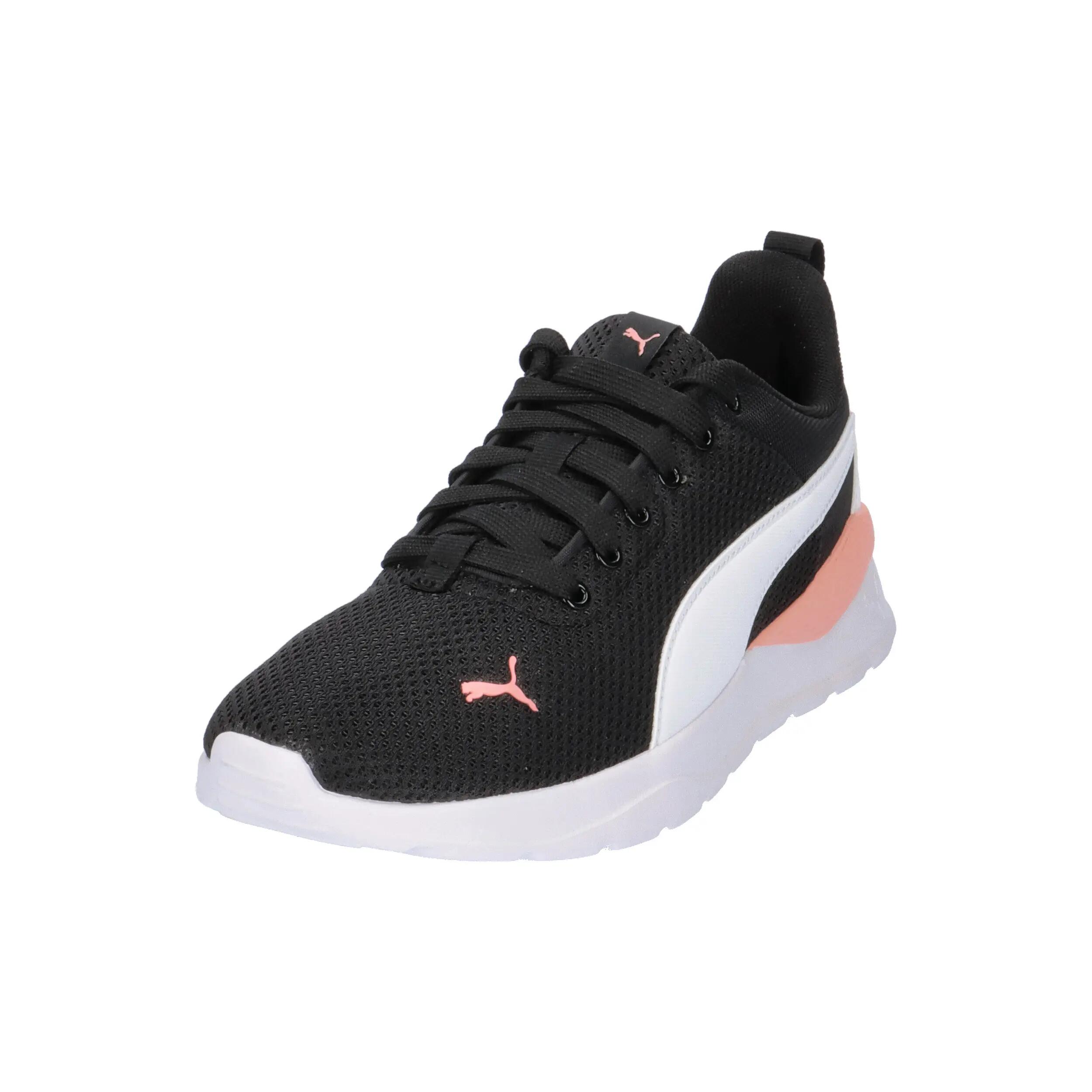 Anzarun Lite Sneakers Erwachsene PUMA Black White Peach Smoothie Pink 9/15