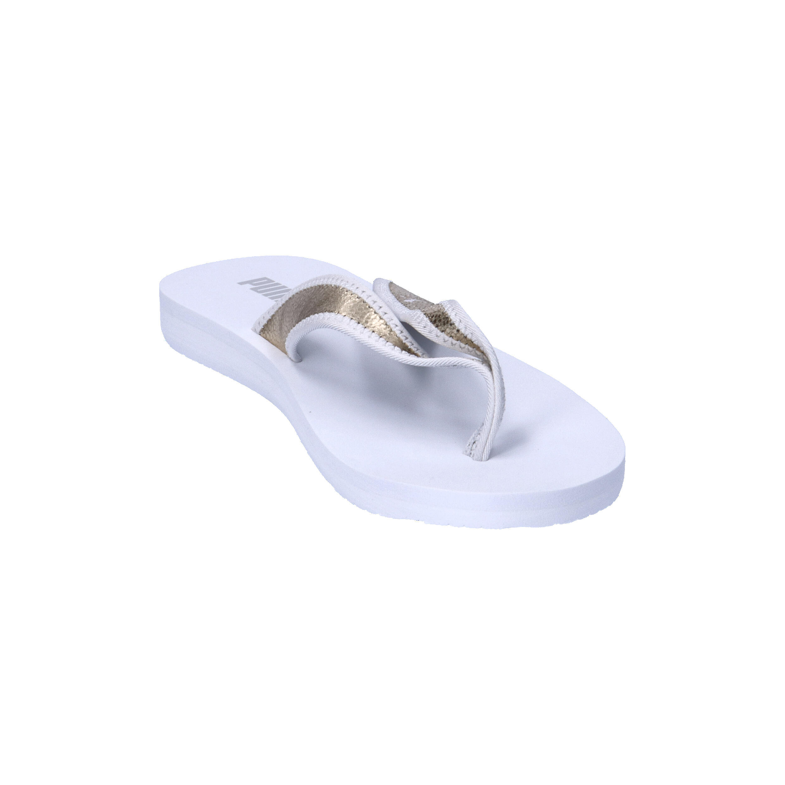 Ciabatte Sandy Flip da donna PUMA White Gold 7/10