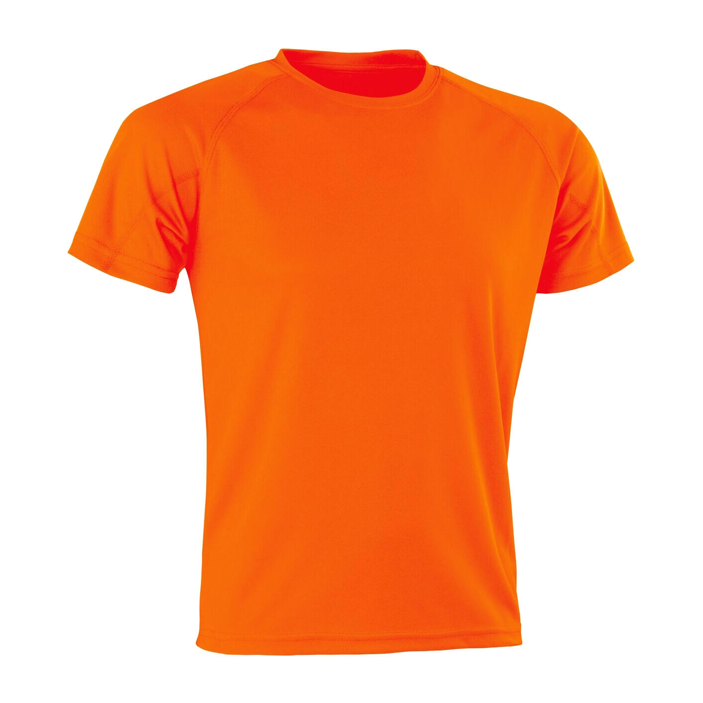 SPIRO Mens Aircool TShirt (Flo Orange)