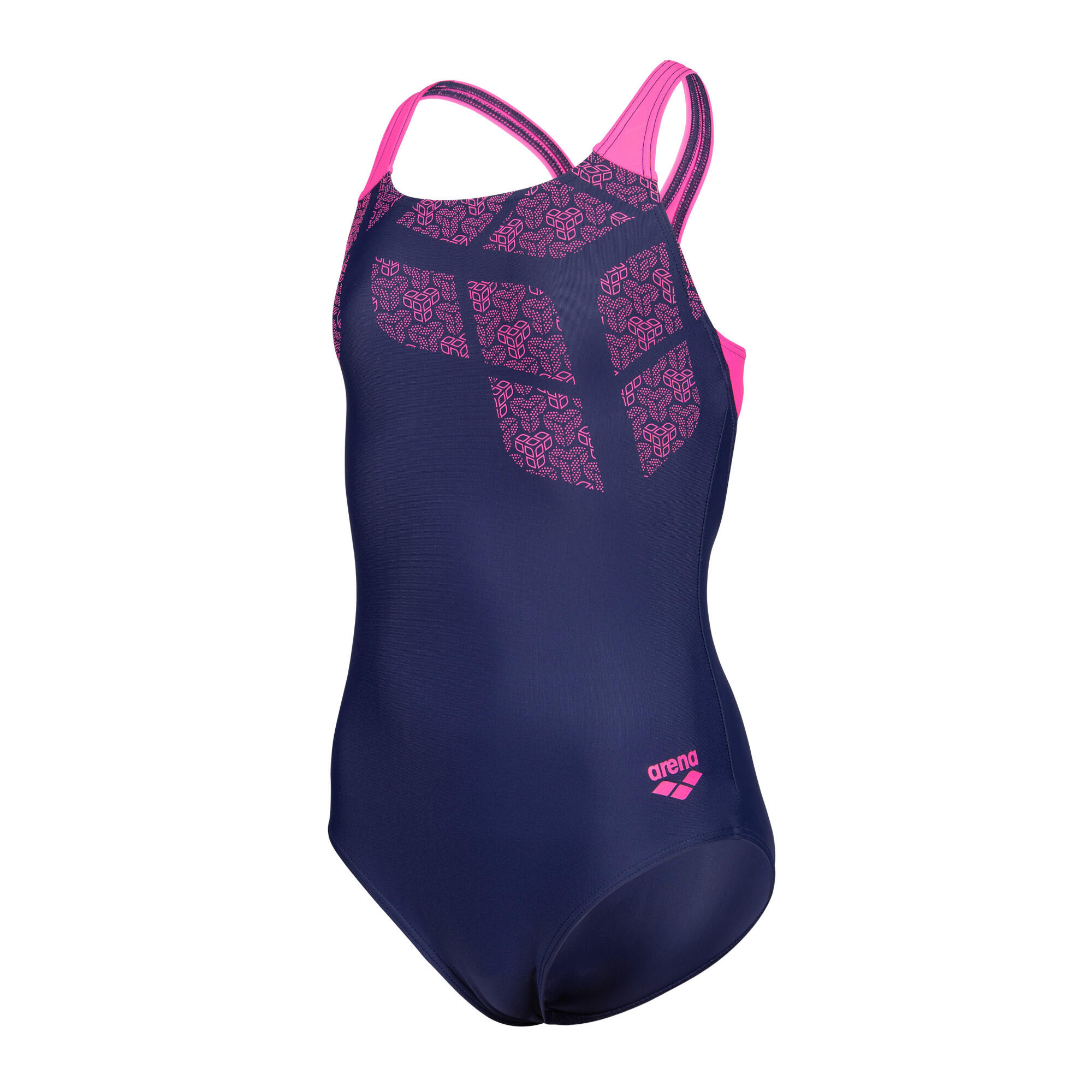 Maillot de Bain Arena Kikko Bleu/Rose Fille 8/8