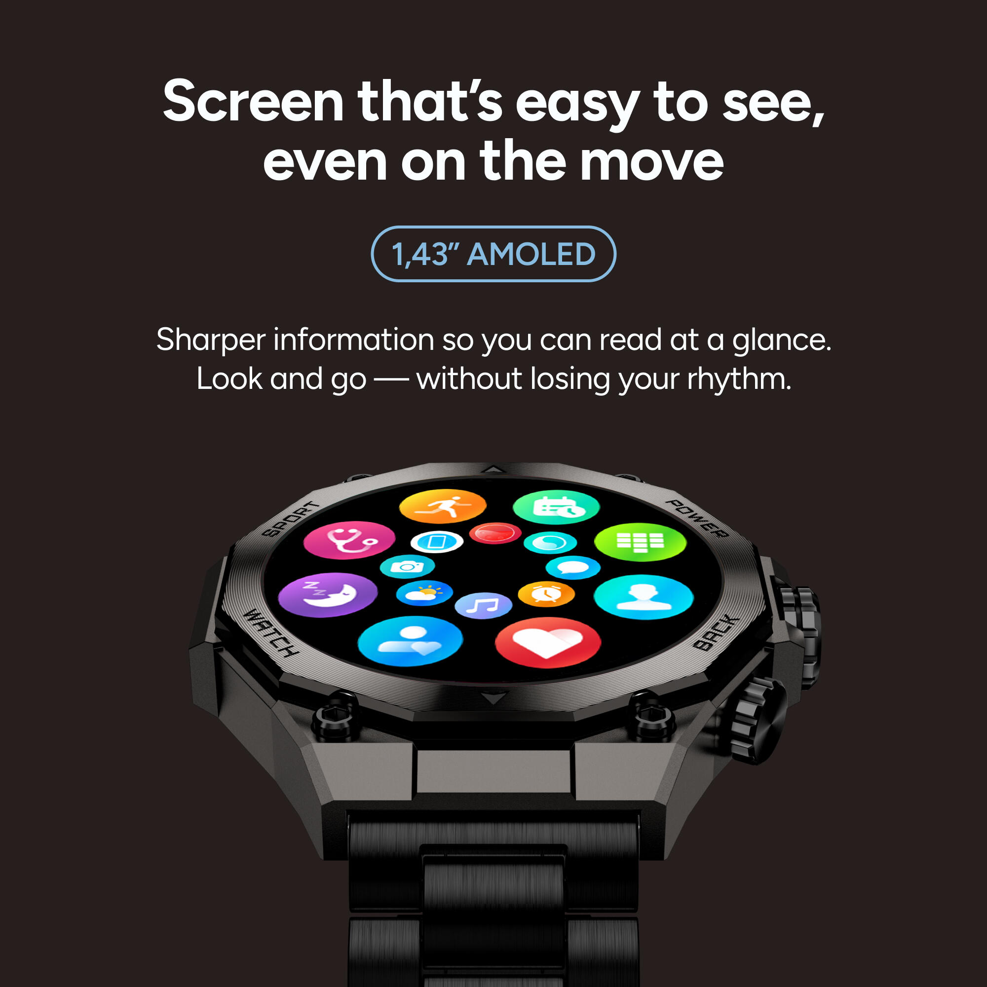 Smartwatch KSIX Titanium Go 3/11