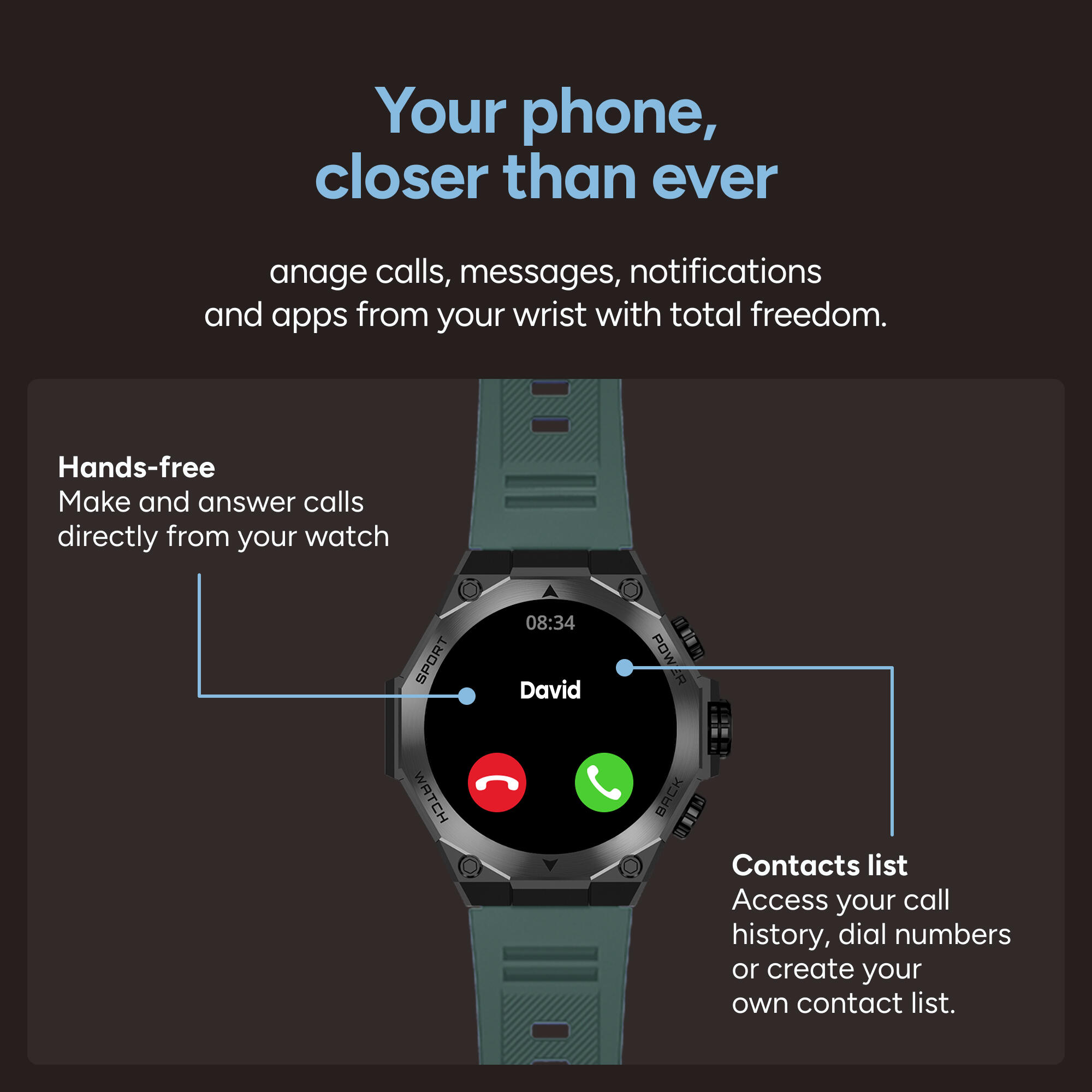 Smartwatch KSIX Titanium Go 5/11