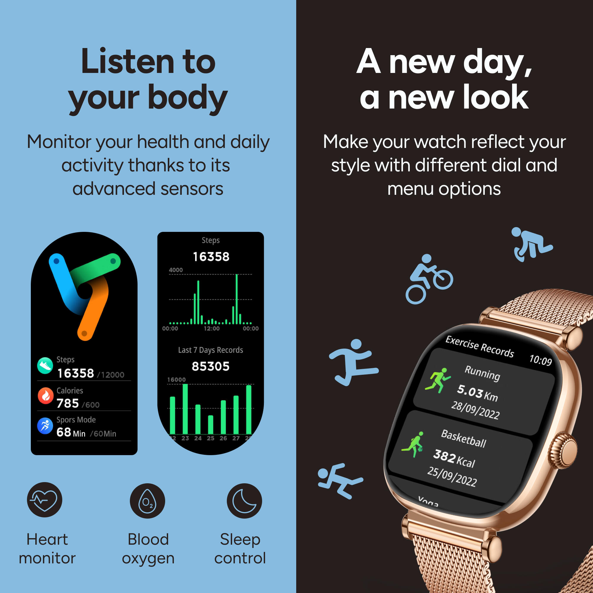 Smartwatch KSIX Iria Go 7/9