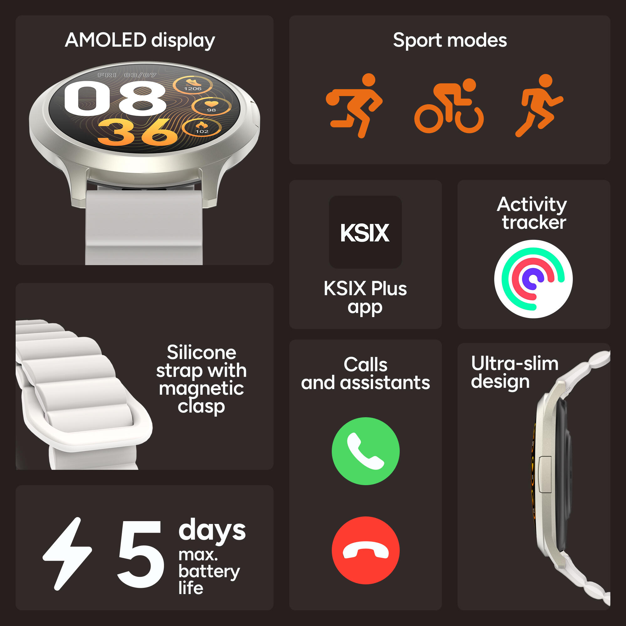Smartwatch KSIX Core 3 Go 2/11