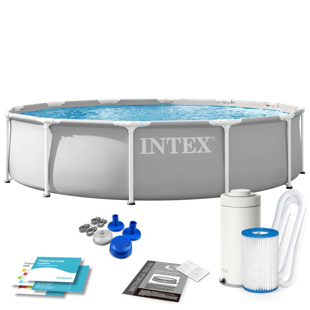 Basen ogrodowy stelażowy z pompą Intex 26712 Prism Frame