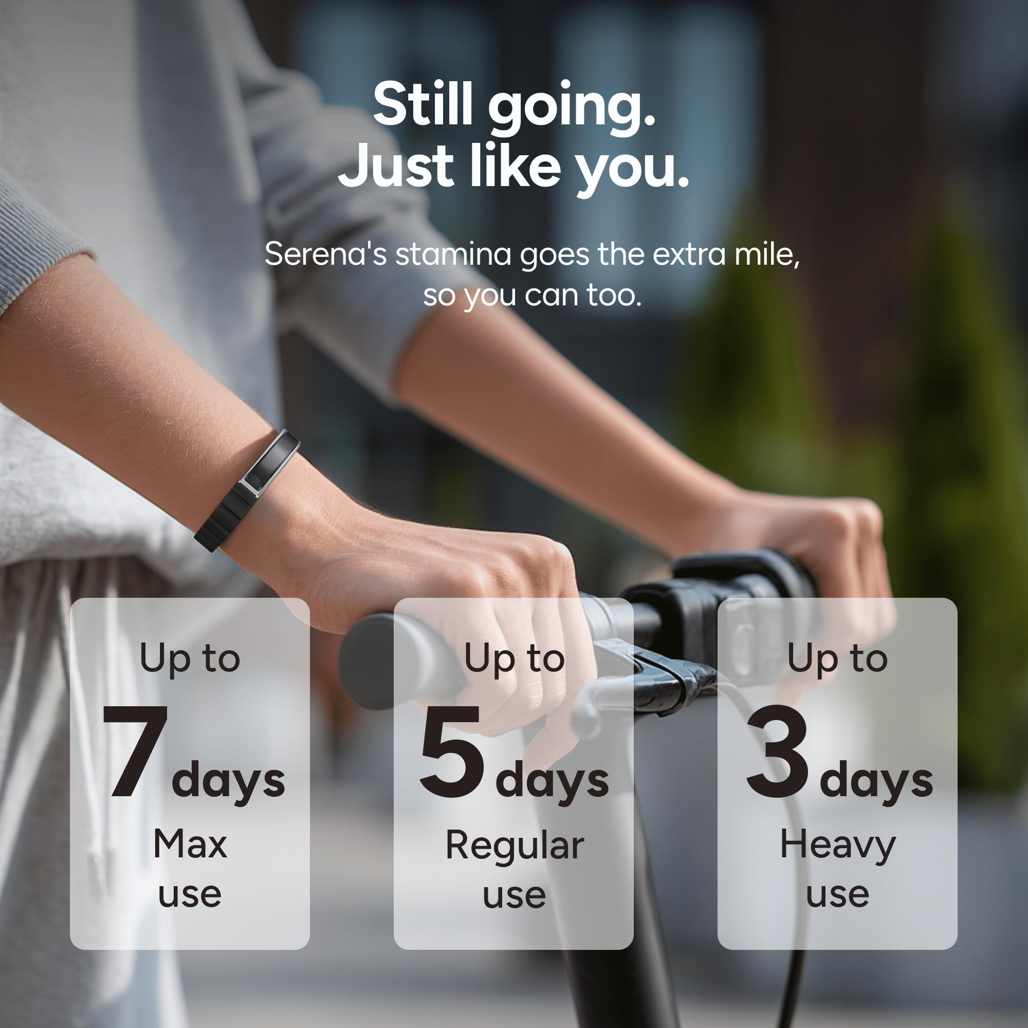 KSIX Serena Ultraleichtes Smartband mit Display 10/10