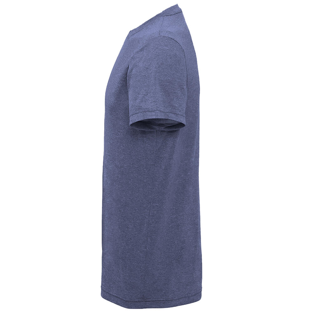 Tri Dri Mens Short Sleeve Lightweight Fitness TShirt (Blue Melange) 3/3