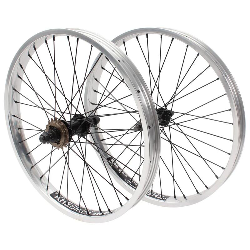 Set roți BMX KHE PRISM 20 inch argintiu