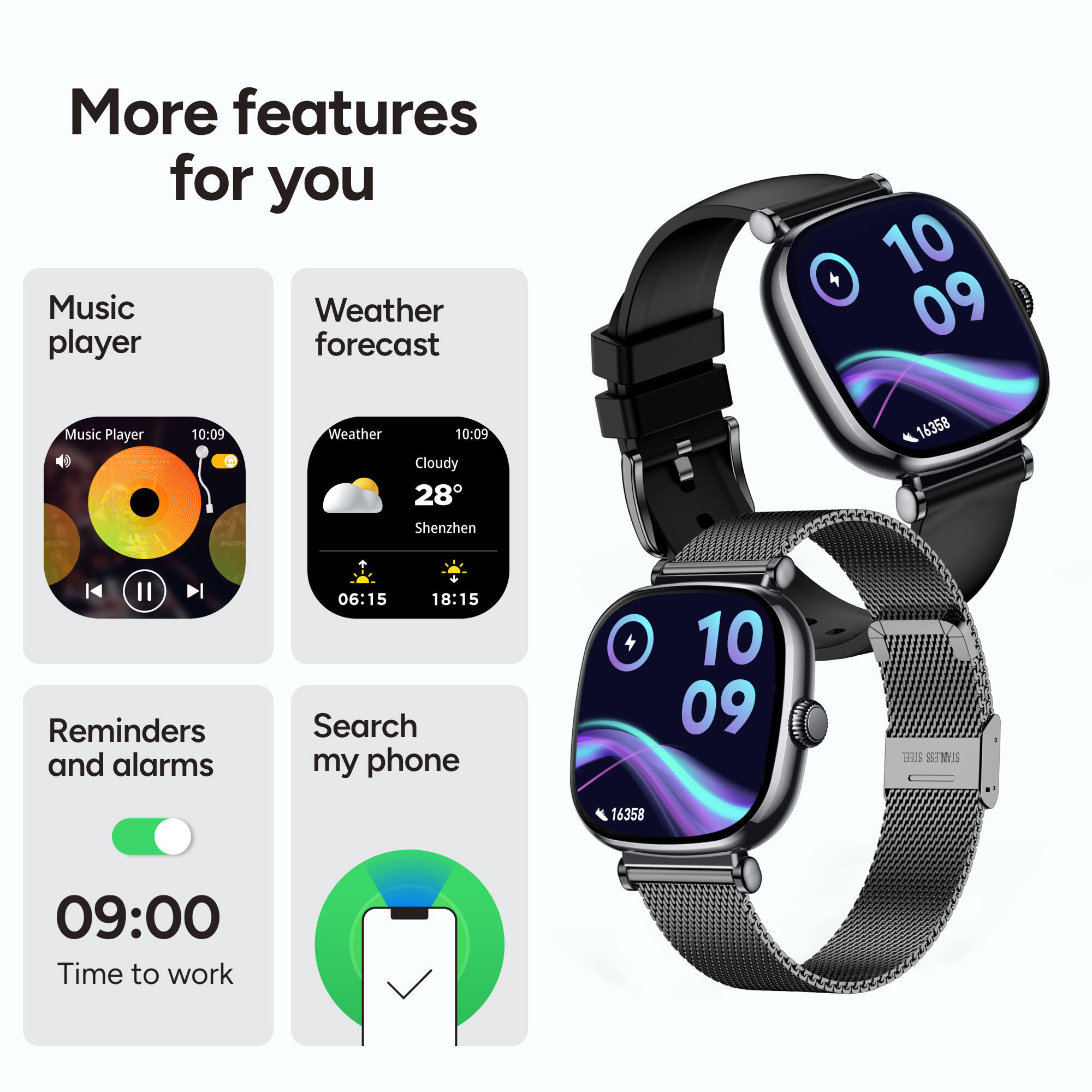 Montre connectée KSIX Iria 8/10