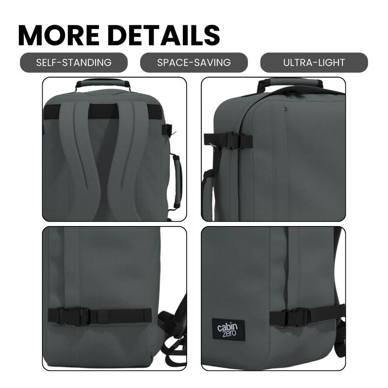 Rucsac CABINZERO Classic 36L, Gri, Unisex