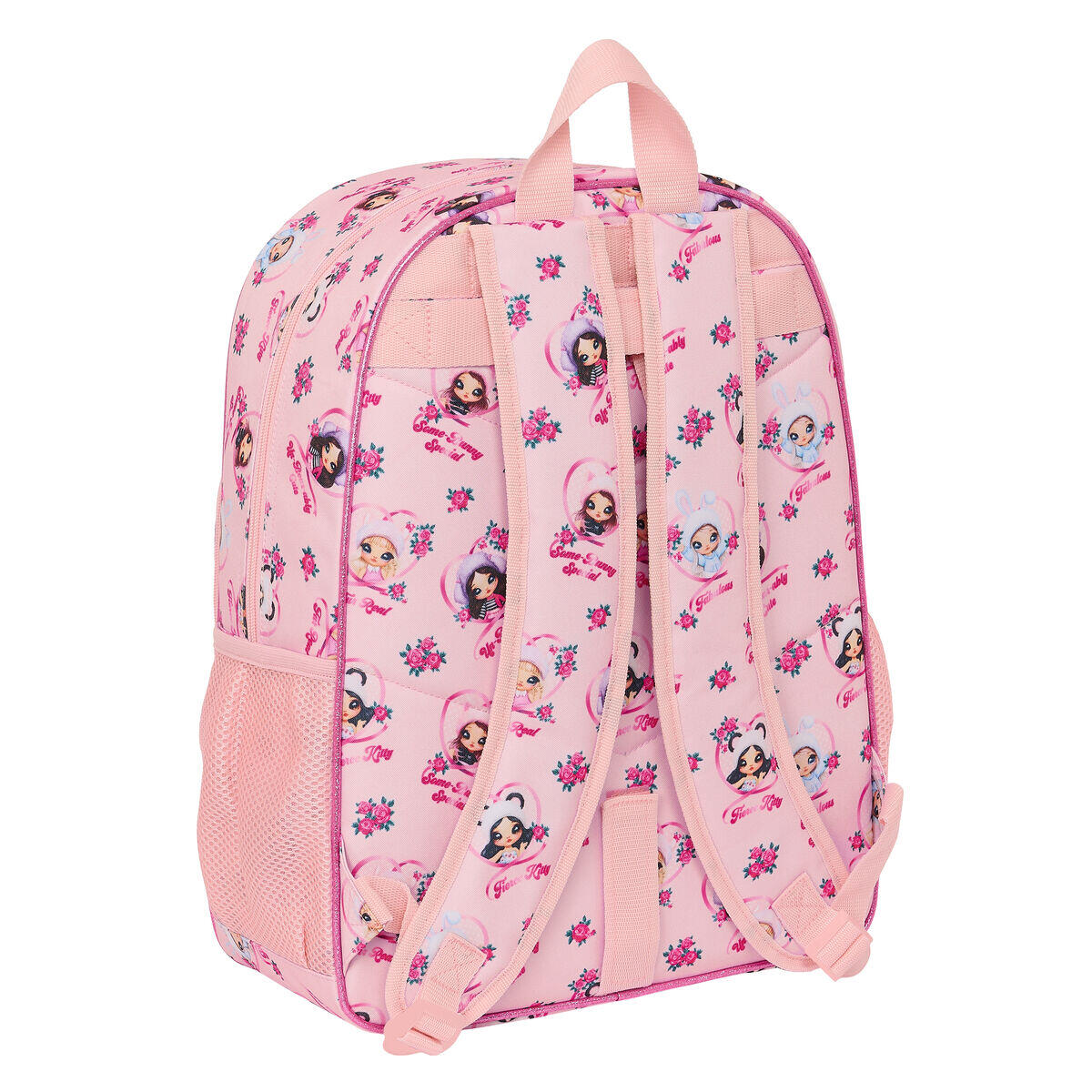 Mochila Escolar com Rodas Na!Na!Na! Surprise Fabulous Cor de Rosa 3/3