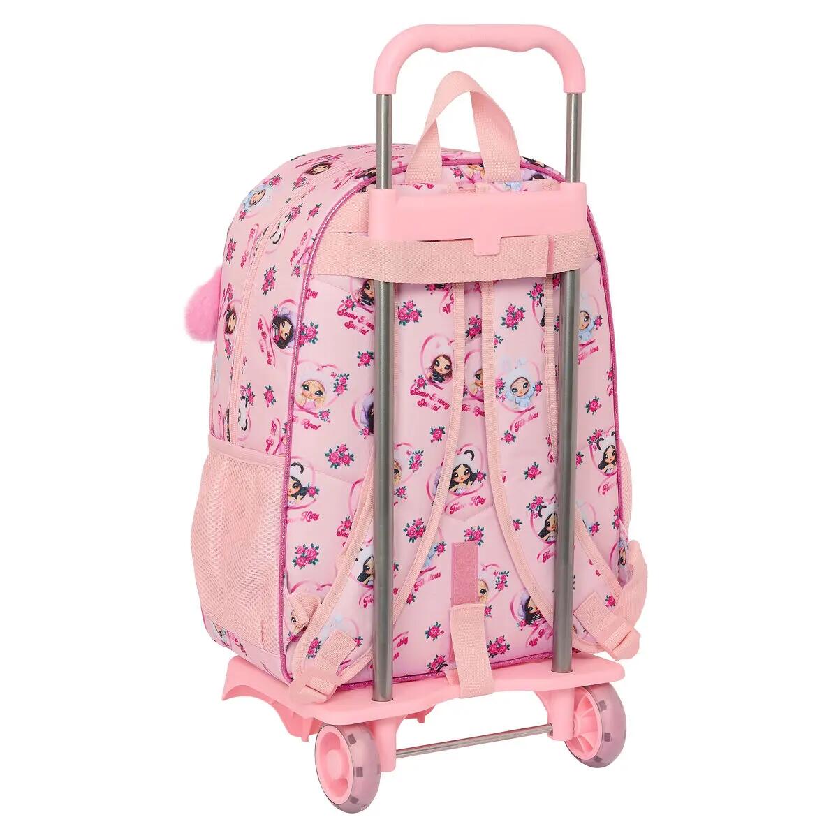 Mochila Escolar con Ruedas Na!Na!Na! Surprise Fabulous Rosa 2/3
