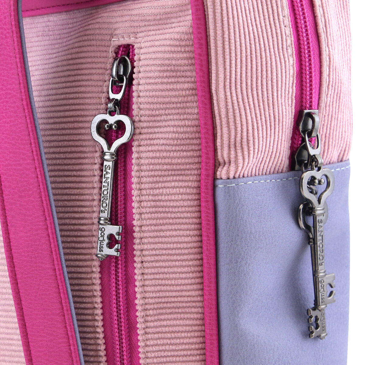 Sac à dos Gorjuss Cheshire cat Rose 4/4
