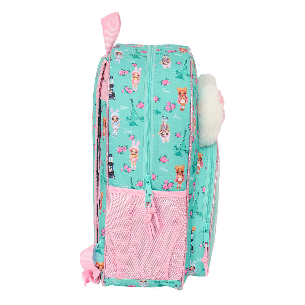 Mochila Escolar NA!NA!NA! SURPRISE Bunny Turquesa 3/3