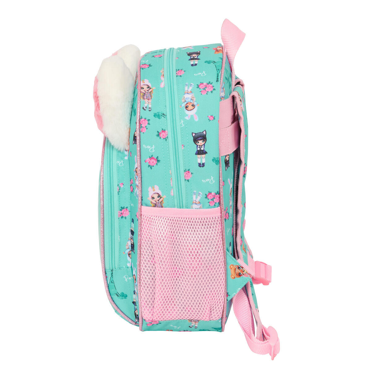 Mochila Escolar NA!NA!NA! SURPRISE Bunny Turquesa 3/3