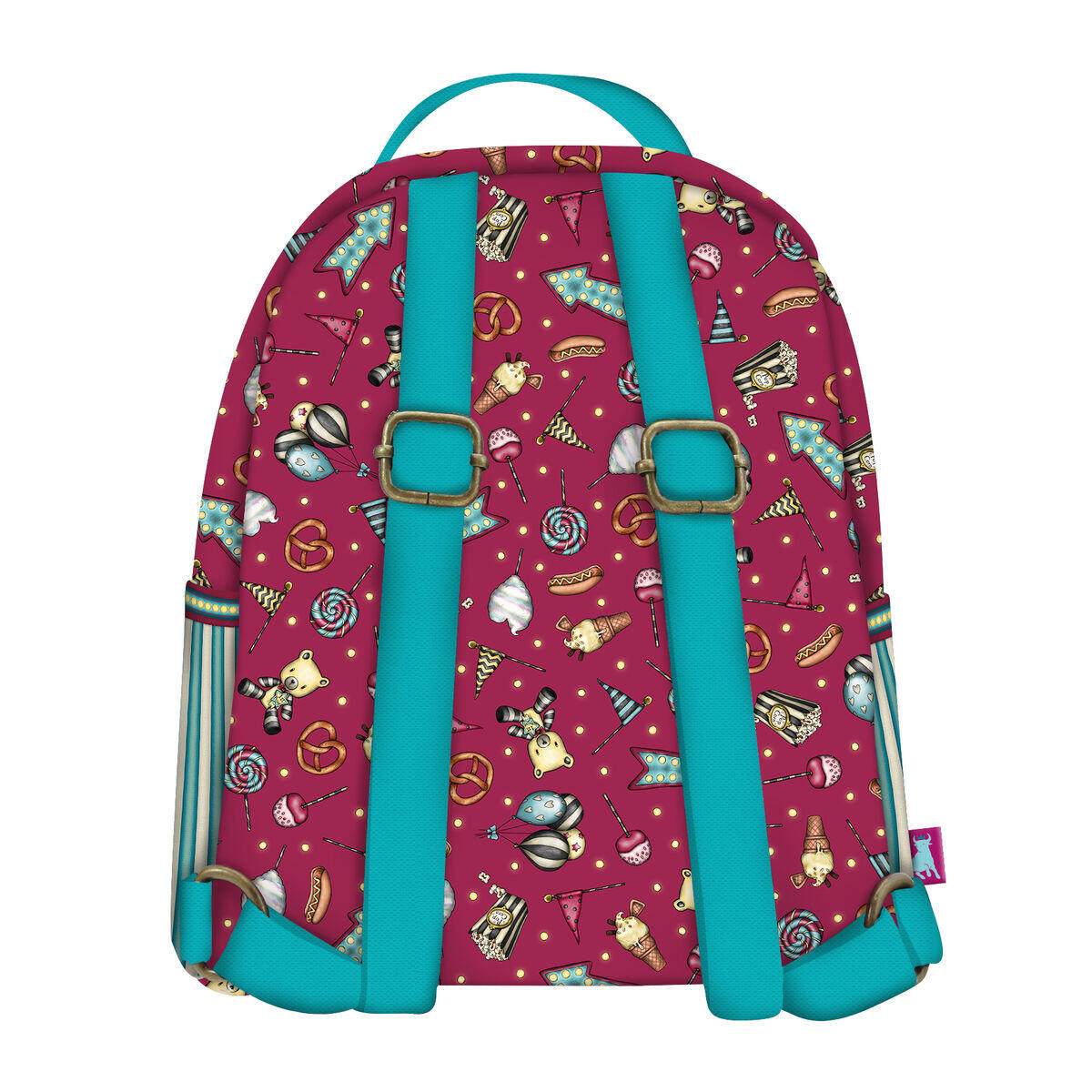 Zaino Scuola Gorjuss Fireworks Azzurro 2/2