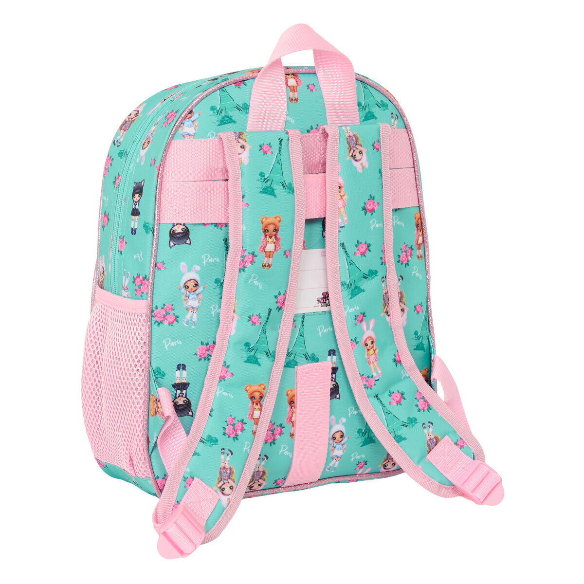 Mochila Escolar NA!NA!NA! SURPRISE Bunny Turquesa 2/3