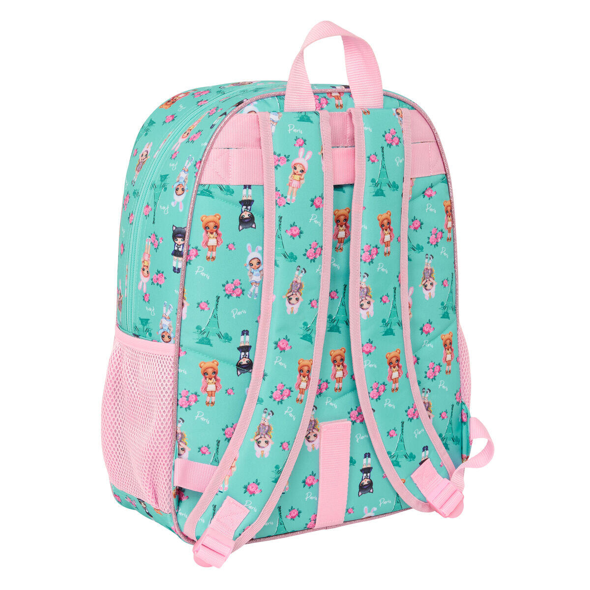 Mochila Escolar NA!NA!NA! SURPRISE Bunny Turquesa 2/3