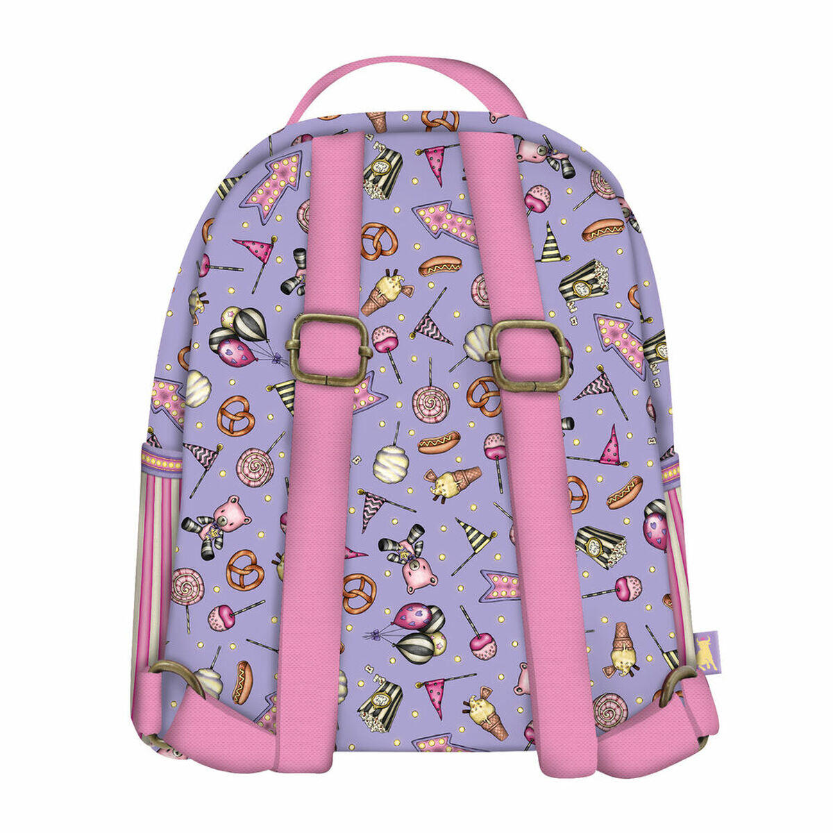 Mochila Escolar Gorjuss First prize Cor de Rosa 2/2