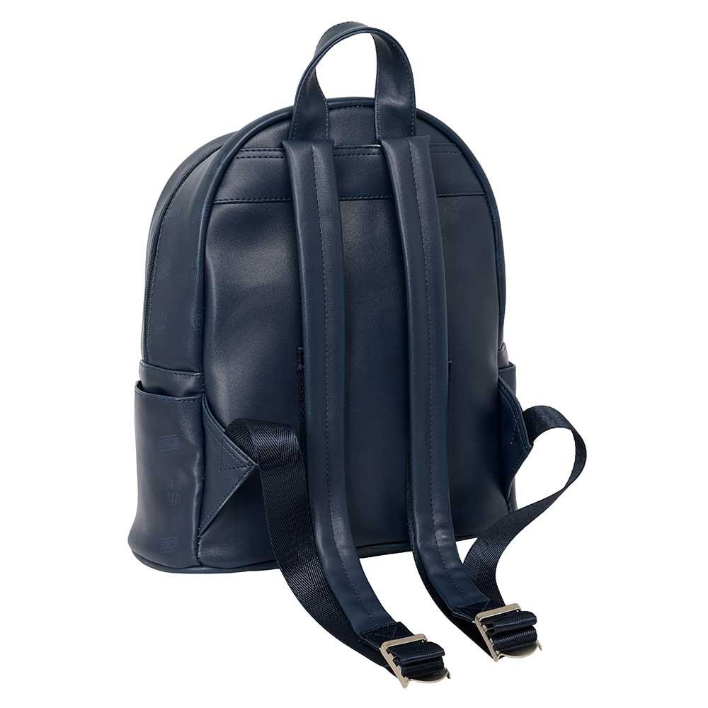 Mochila infantil pequena do FC Barcelona com bolso frontal e zíper - Azul 2/3