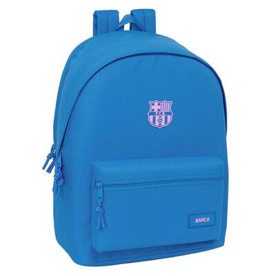 Zaino per laptop da adulto FC Barcelona con porta USB e tasca frontale - Corallo