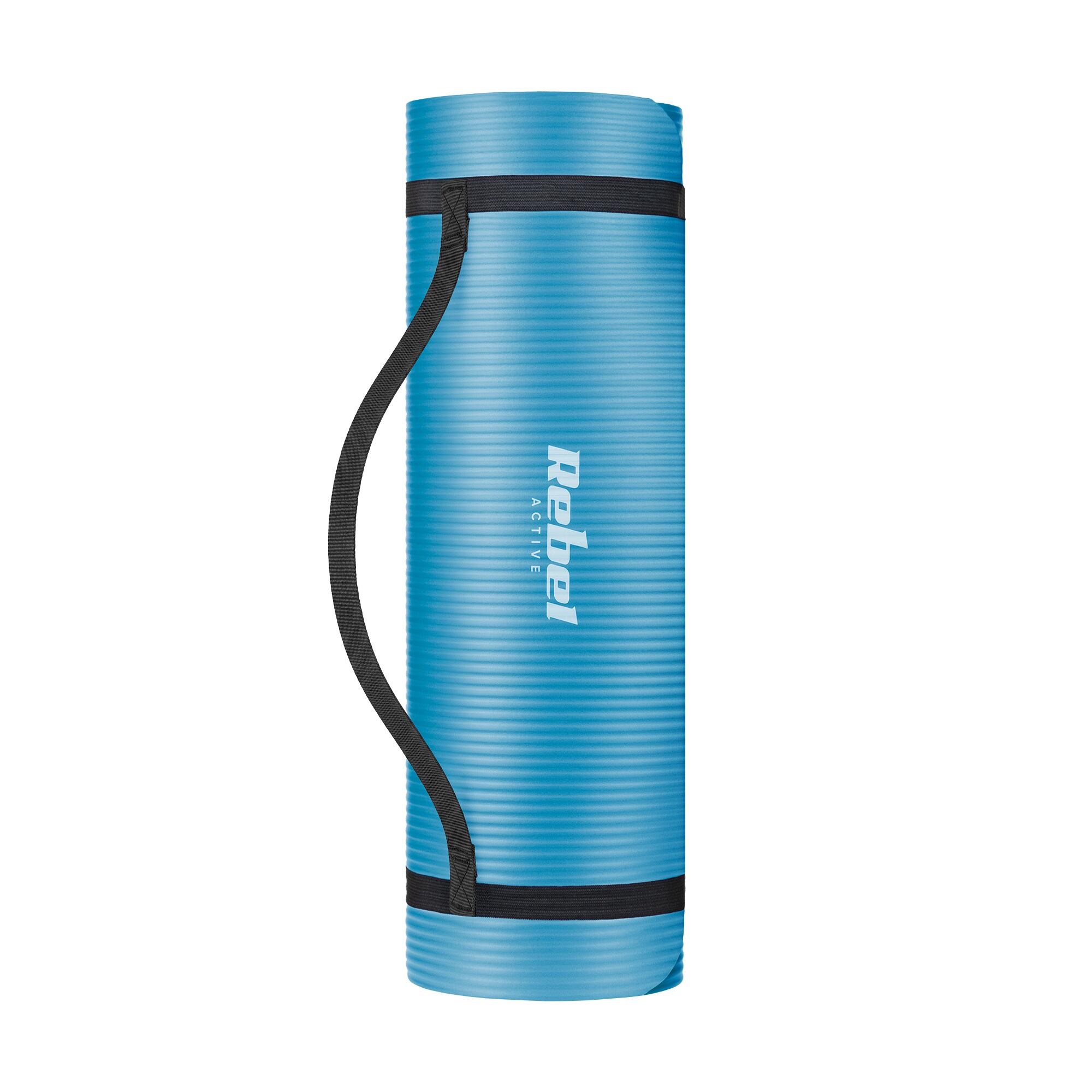 Mata gimnastyczna do ćwiczeń do jogi pilatesu fitness 1,5cm karimata REBEL 3/7