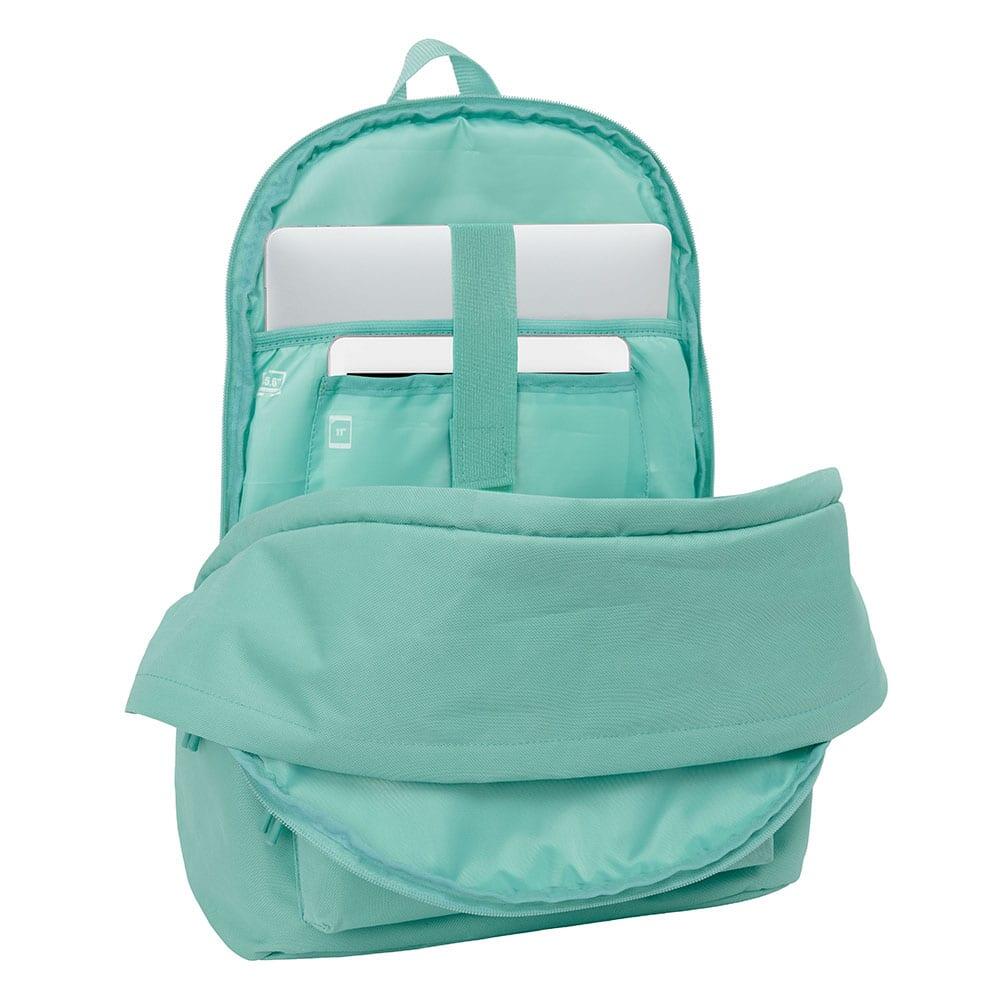 Sac à dos FC Barcelone adulte pour ordinateur portable 15,6″ avec port USB, vert 6/6