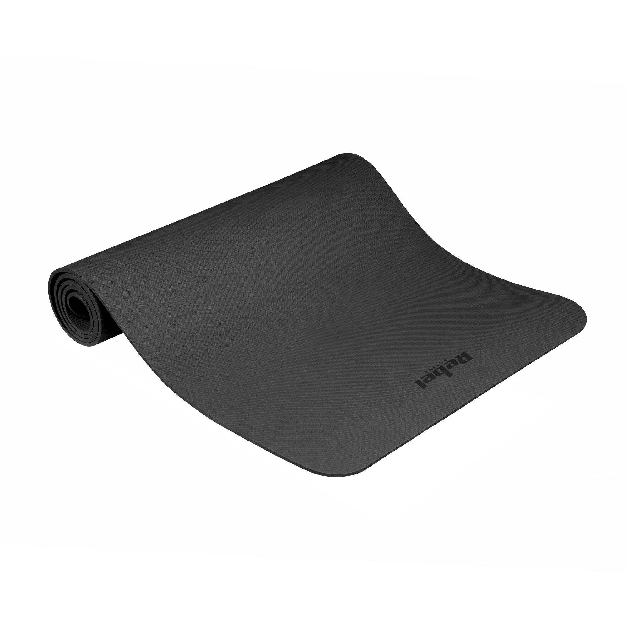 Mata gimnastyczna do ćwiczeń jogi pilatesu fitness 6mm karimata REBEL 2/7