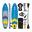 SUP placă gonflabilă cu scaun de înot 335 cm set de palete Rebel