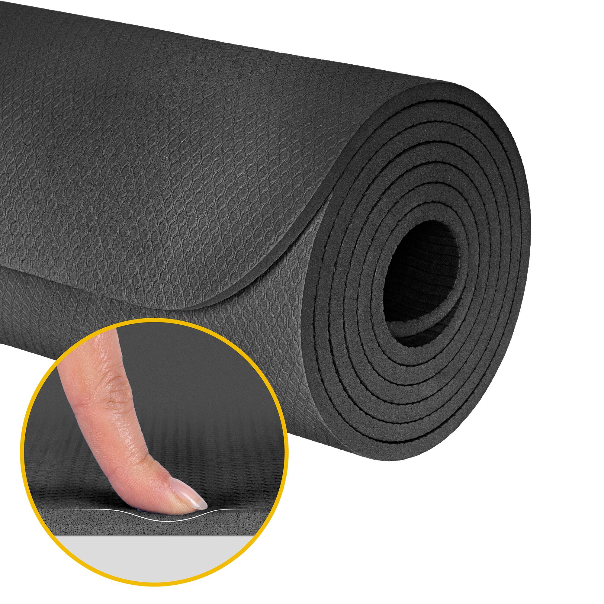 Mata gimnastyczna do ćwiczeń jogi pilatesu fitness 6mm karimata REBEL 5/7