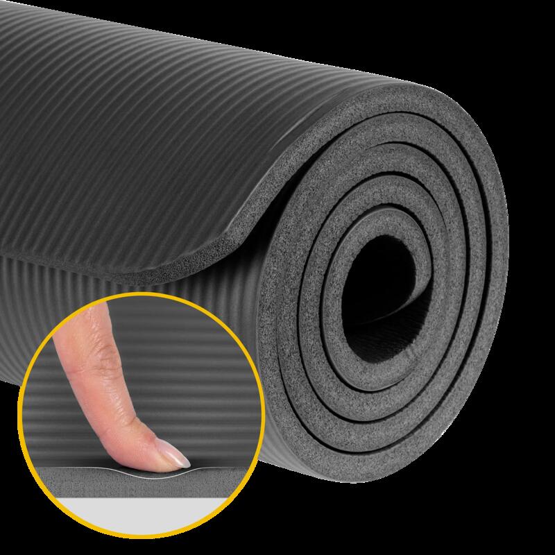 Gymnastic exercițiu mat pentru yoga pilates fitness 1.5cm carimat REBEL