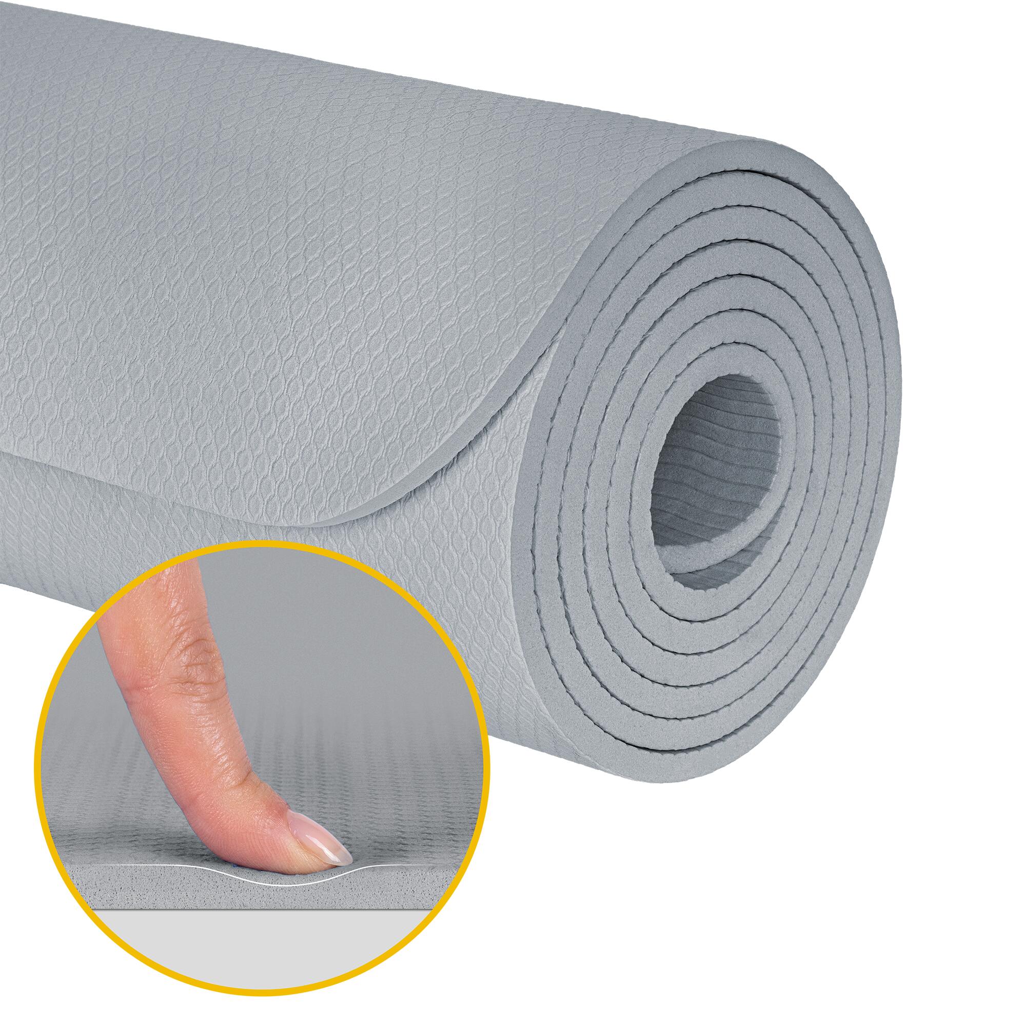 Mata gimnastyczna do ćwiczeń joga pilates fitness 183x61cm TPE 6mm Rebel 5/7