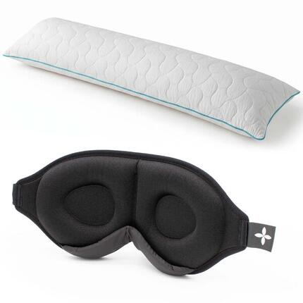 Pack de Sueño "Bienestar Total" - antifaz 3D - almohada corporal - lactancia