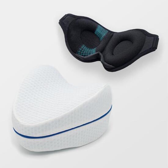 Pack de Sueño «Noche Relax» - antifaz dormir - cojín para piernas
